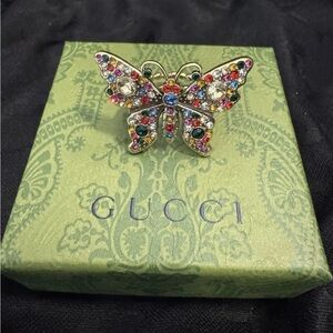 Gucci Marmont Multicolor Butterfly Ring